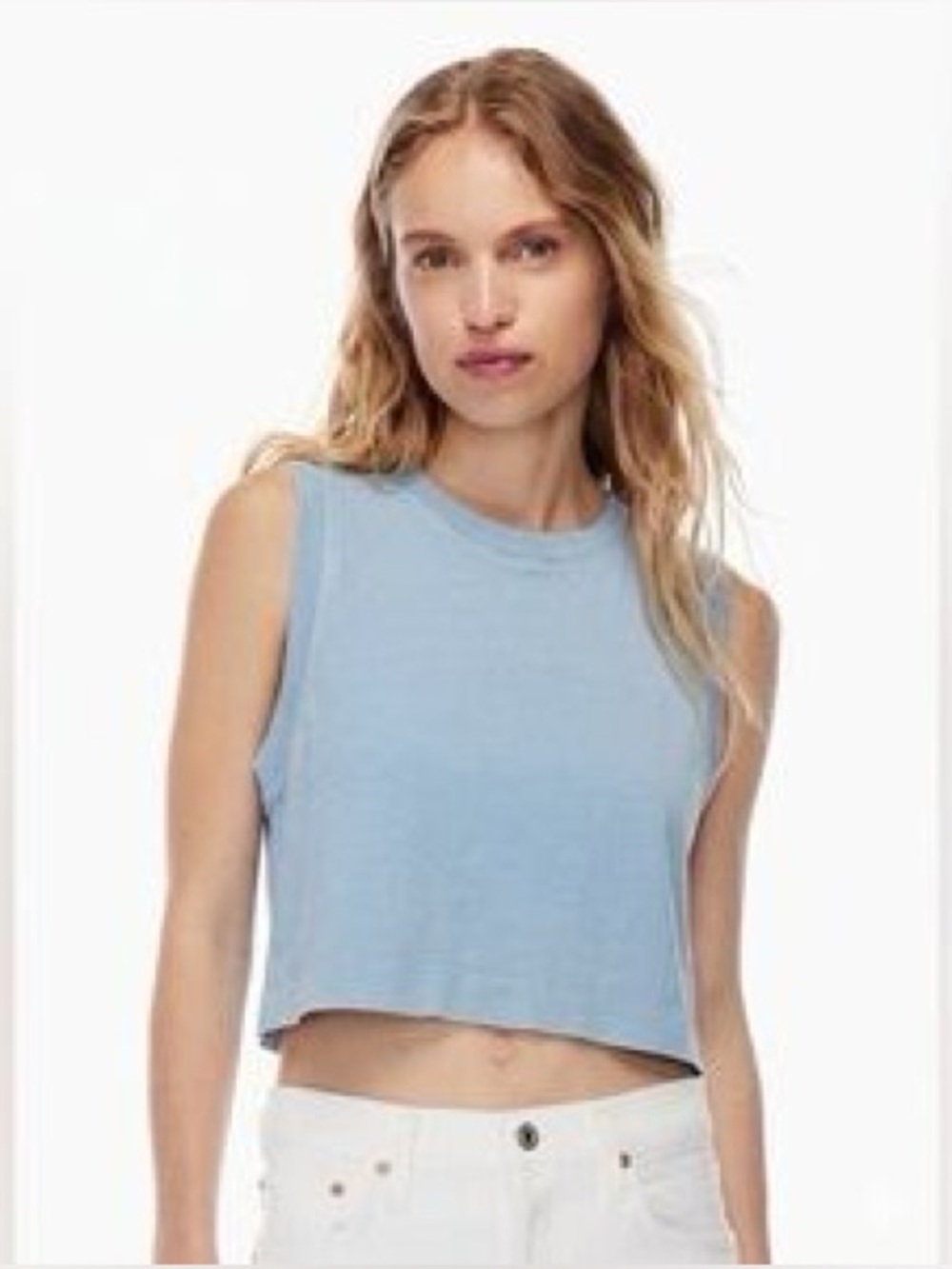 Wilfred Free Baby Blue Tank Top